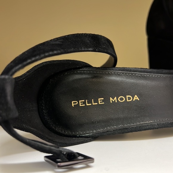 Pelle Moda Black Suede Shoe - Picture 3 of 6